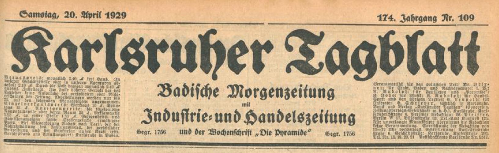 Karlsruher Tagblatt 1929: Wandbild in der Schule Palmbach, Hans Fischer-Schuppach Karlsruher Tagblatt 1929: Wandbild in der Schule Palmbach, Hans Fischer-Schuppach