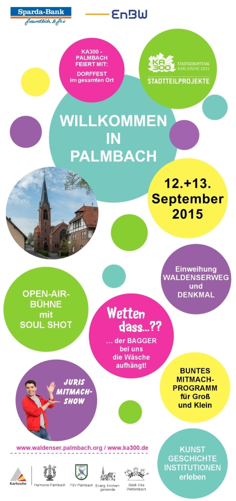 Festprogramm KA300-Stadtteilfest