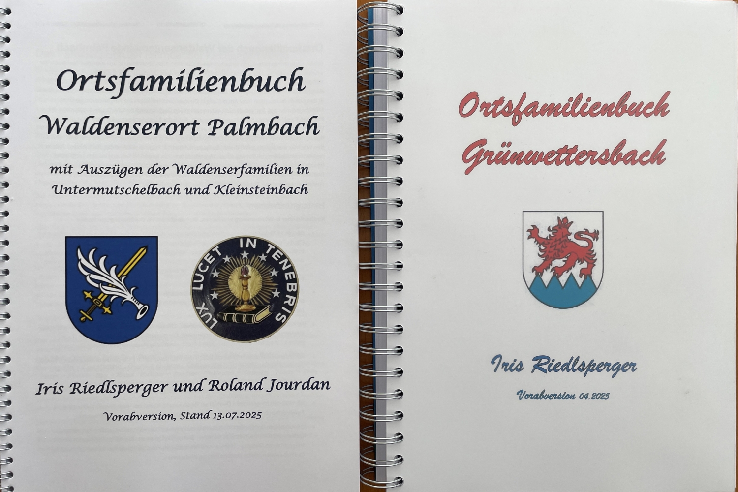 Ortsfamilienbuch Palmbach und Grünwettersbach Ortsfamilienbuch Palmbach und Grünwettersbach