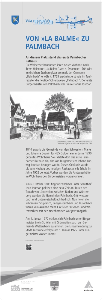 Waldenserweg Stele 2a Waldenserweg Stele 2a